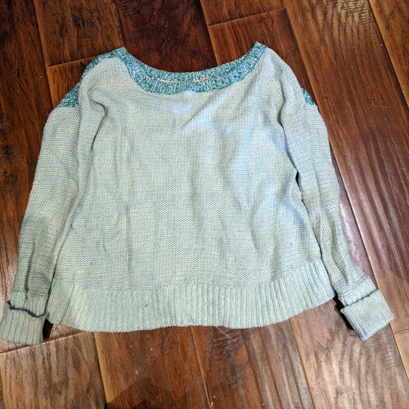 Turquoise American eagle sweater - Picture 2 of 5